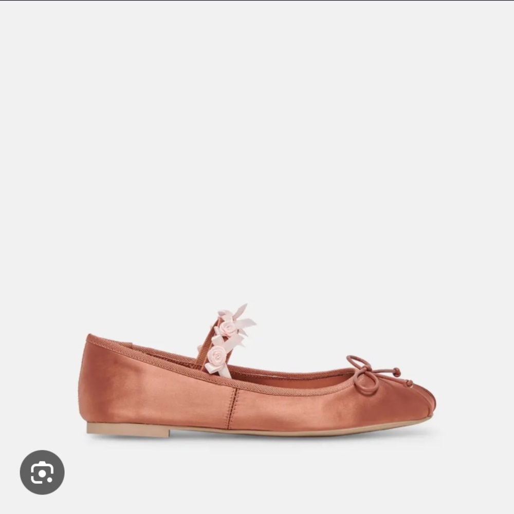 NWT Dolce Vita x for Love & Lemons Claira bow rosebud Mary Jane ballet flat shoe - Picture 6 of 14